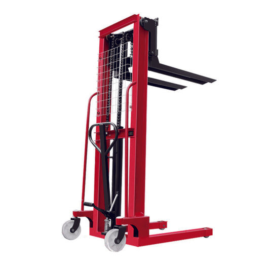 Manual Pallet Stacker Hand forklift , Hydraulic manual lifter