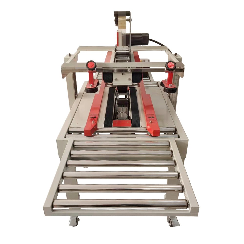 Adjustable Carton Sealing Machine Case Sealer W 7"-19" and H 4"-23" for Large Carton Taping Machine - CECLE Machine