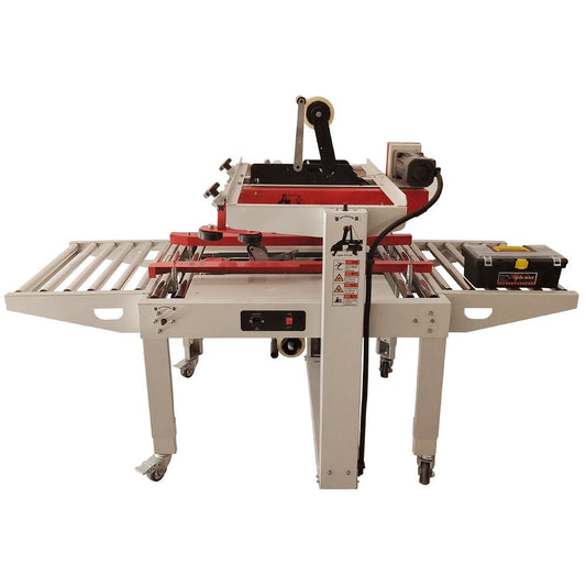 Adjustable Carton Sealing Machine Case Sealer W 7"-19" and H 4"-23" for Large Carton Taping Machine - CECLE Machine