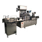 Automatic four nozzles liquid bottle filling capping labeling machine, small packing production line - CECLE Machine