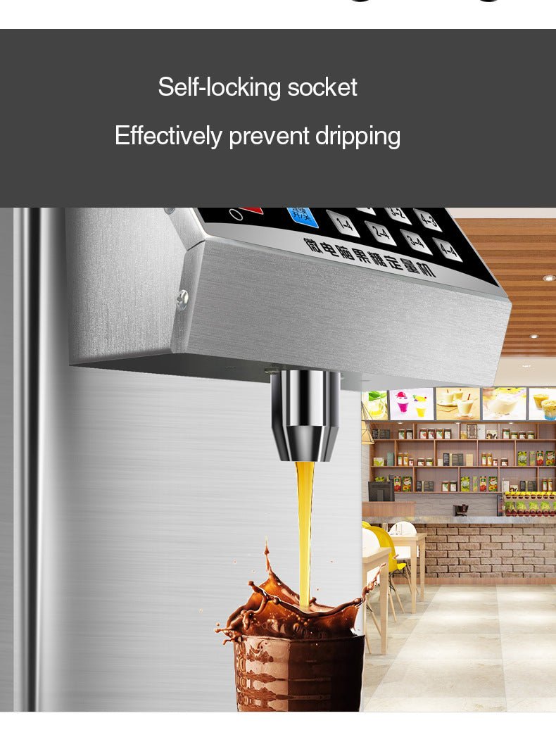 Automatic fructose dispenser and 8L Syrup Dispenser Bubble tea fructose - CECLE Machine