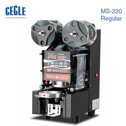 Automatic Lid plastic cup sealer milk tea boba bubble tea cup sealing machine 