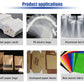 Automatic plastic bag labeling machine, pouch labeling machine, label applicator for bags - CECLE Machine