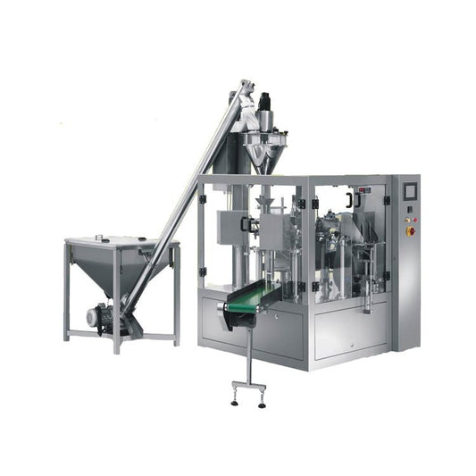 Automatic Powder Stand Up Pouch Filling and Sealing Machine for milk/coffee/spice , premade pouch packaging machine price