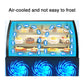 Bakery bread Display Case camber glass refrigeration stainless steel two-layer display freezer - CECLE Machine