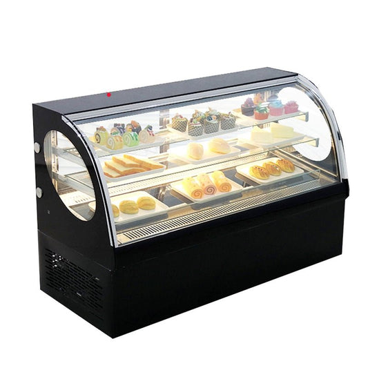 Bakery bread Display Case camber glass refrigeration stainless steel two-layer display freezer - CECLE Machine