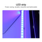 Beverage refrigerated display case with three lighting glass freezer showcase - CECLE Machine