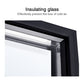 Beverage refrigerated display case with three lighting glass freezer showcase - CECLE Machine