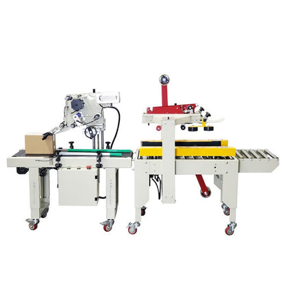 Box Sealing and Labeling Machine for Small Carton Parcels - CECLE Machine