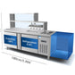 Bubble Tea Bar Counter With Refrigeration and boba tea bar - CECLE Machine