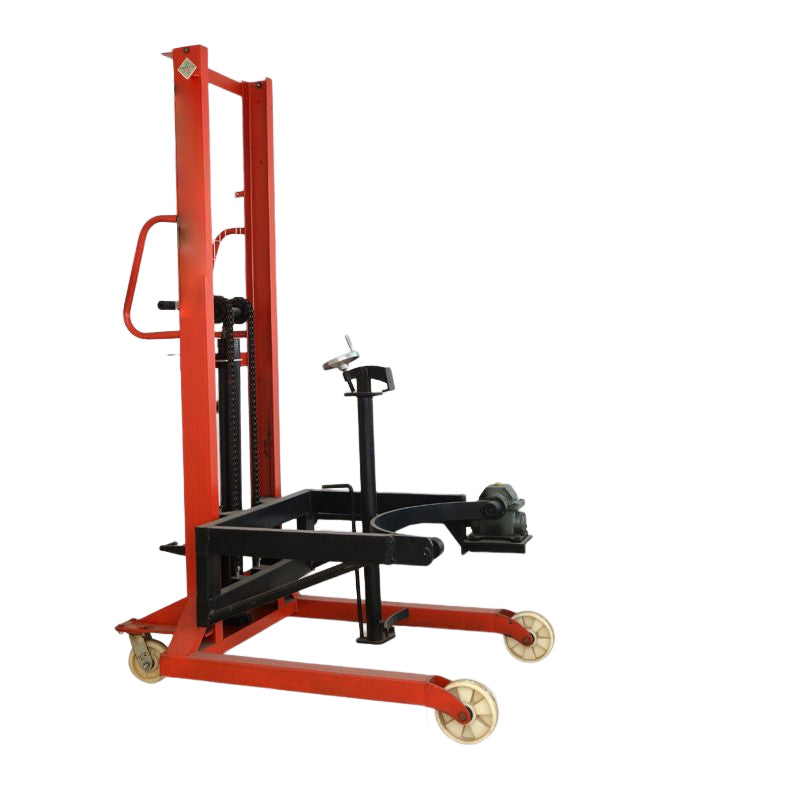 350KG Capacity Manual Hydraulic Oil Drum Lift Stacker