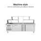 Commercial direct cooling buffet restaurant barbecue shop self-fetching freezer stainless steel - CECLE Machine