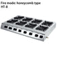 Commercial multiple stainless steel blazing multi-head gas stoves - CECLE Machine