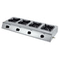 Commercial multiple stainless steel blazing multi-head gas stoves - CECLE Machine