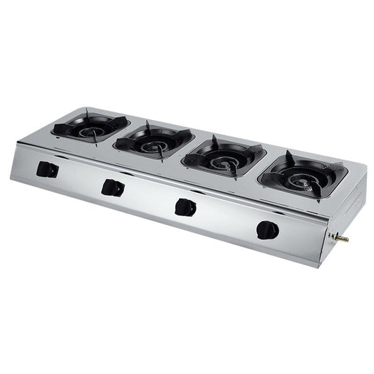 Commercial multiple stainless steel blazing multi-head gas stoves - CECLE Machine