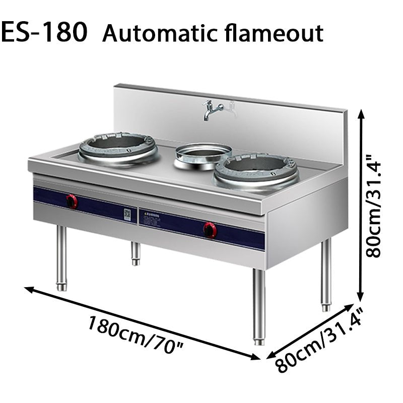 Commercial restaurant gas stove natural gas liquefied gas general gas cooker - CECLE Machine