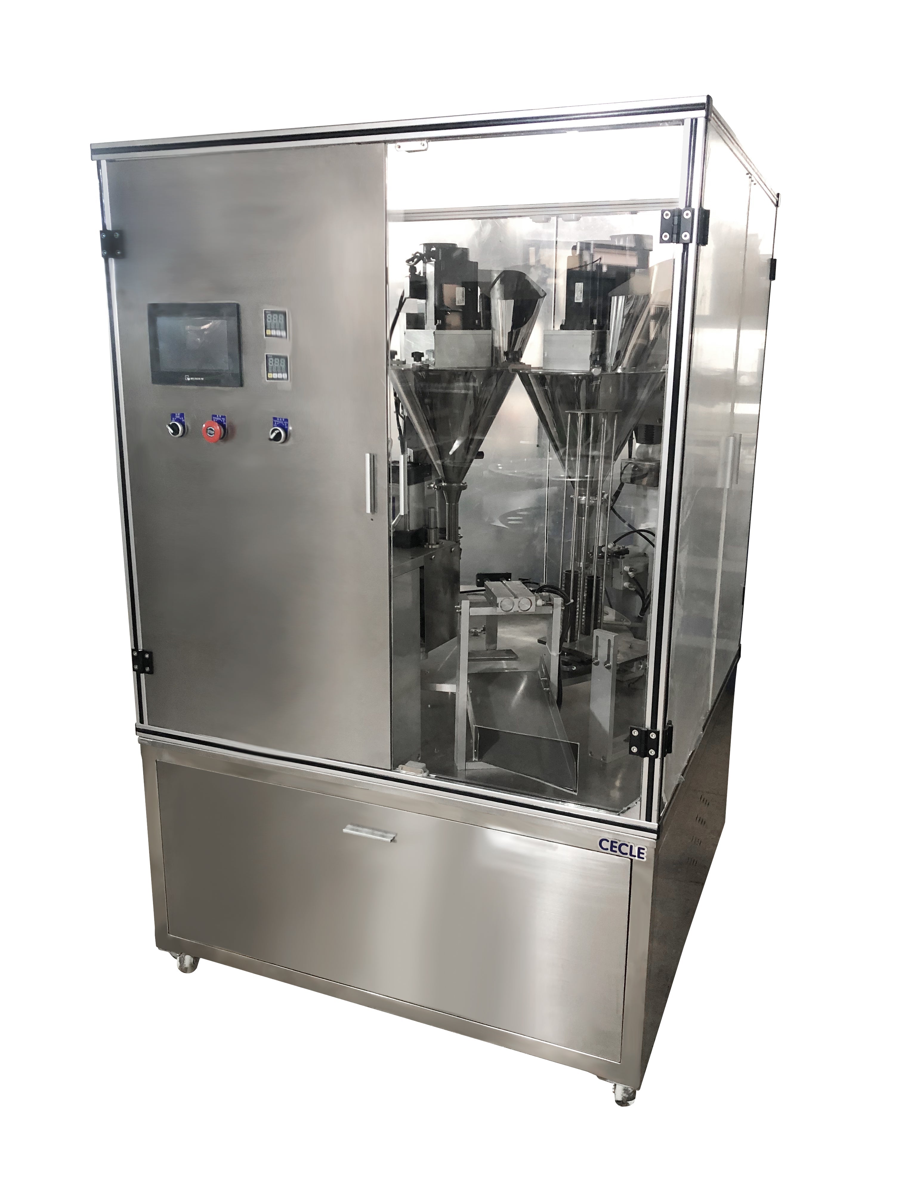 Cup filling machine, Fully Automatic Water Cup Filling And Sealing Machine , Rotary Yogurt Cup Packaging Machine