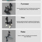 Mini Crawler Rotary Tiller Multifunctional Chain Track Micro Cultivator Machine Gasoline Diesel Small Power Farm Tiller