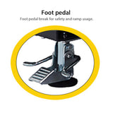 Semi Electric Straddle Stacker with Adj Forks and Legs