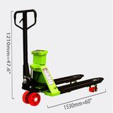 Electronic Scale Manual Pallet Jacks ,Trolley Hand Pallet Truck