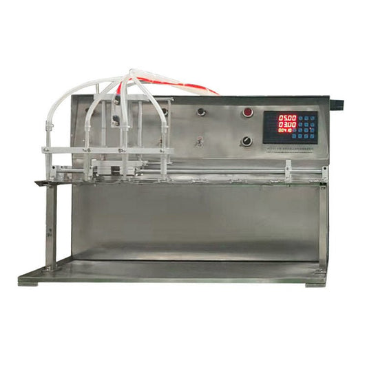 DF4 semi automatic 4 nozzles 20-1000ml spout pouch bag filling machine for stand up pouch / stand up pouch bag