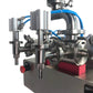 DFF2 electric and pneumatic two heads paste and hand sanitizer gel filling machine - CECLE Machine