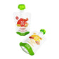 DFF4 semi automatic 2 nozzles spout pouch bag filling machine for food, vegetable stand up pouch - CECLE Machine