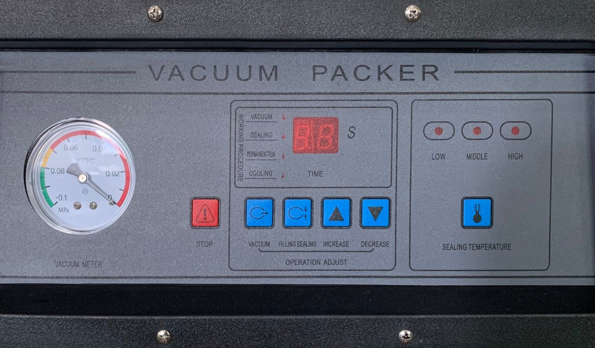 DZ-420 Chamber Vacuum Packaging Machine with Two 16-17/32" Seal Bar - CECLE Machine