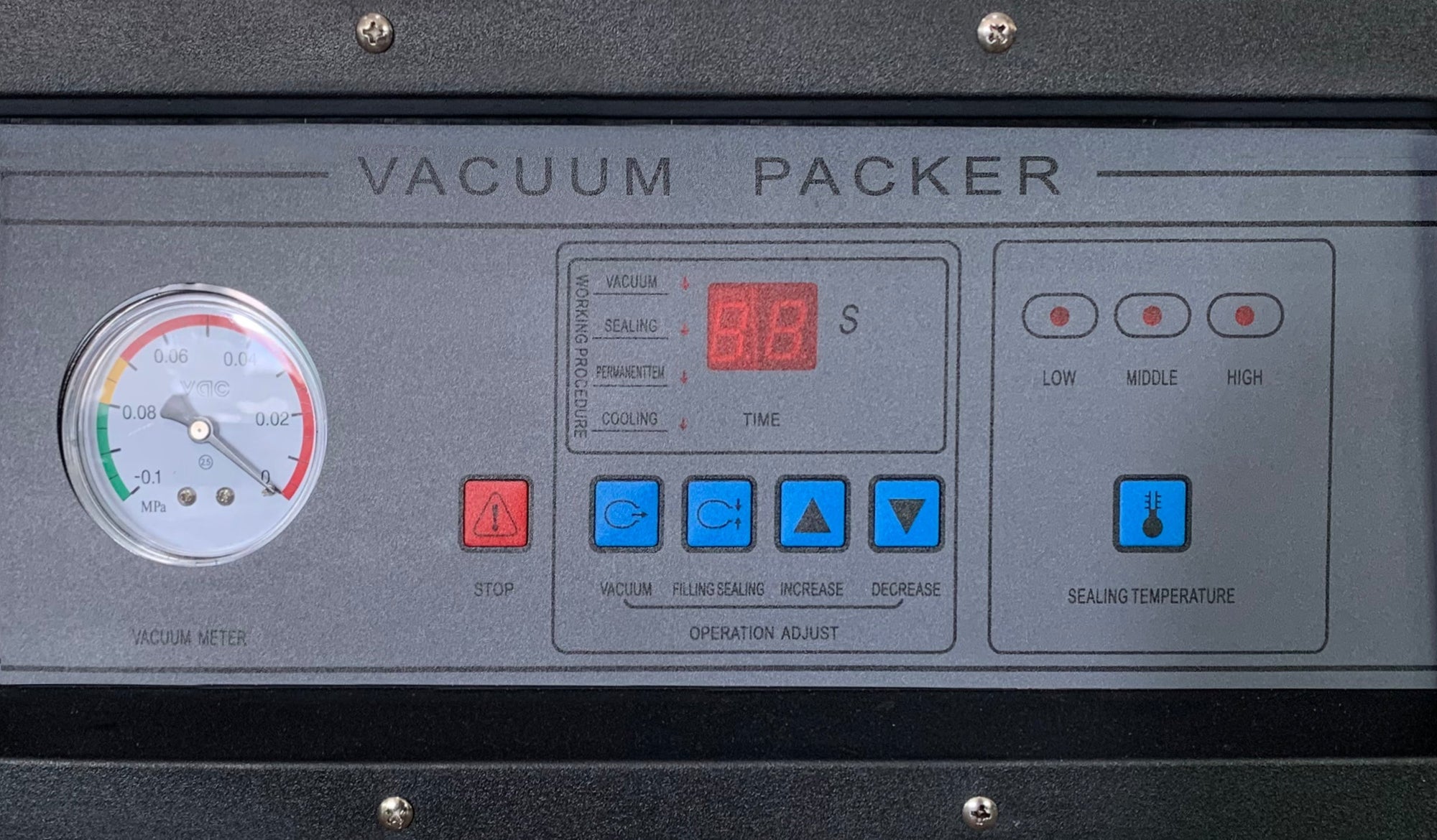 DZ-520 Chamber Vacuum Packaging Machine with Two 20-15/32" Seal Bar - CECLE Machine