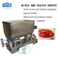 FF6B hotpot seasoning, chili sauce, nut butter, grain paste filling machine, cream bottle filling machine with mixer hopper
