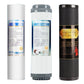 Filter combination set pure water machine water purifier front 3-stage 10-inch filter element PP cotton activated