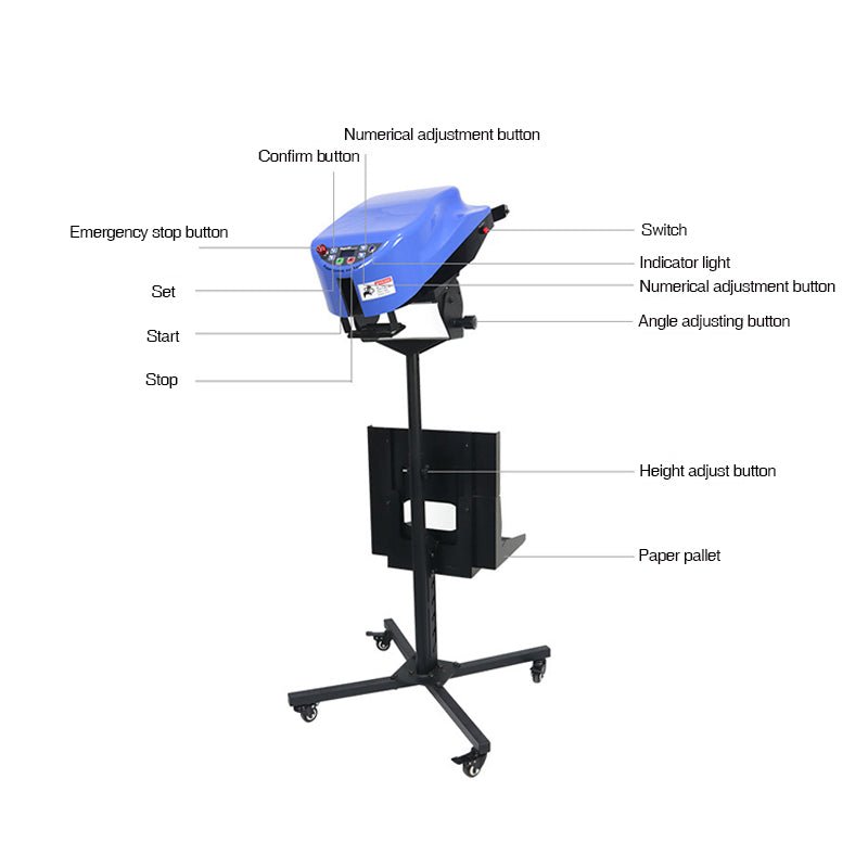 Floor Standing Type Automatic Paper Cushion Machine Kraft Paper Pad Folding Packing Machine - CECLE Machine