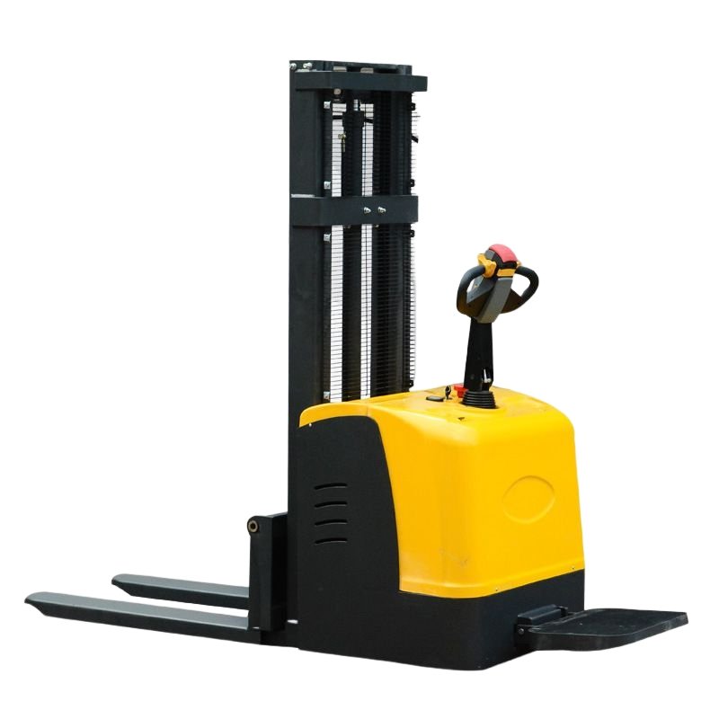 Full electric forklift stand-on electric lifting stacker Hydraulic Pallet Full Electric Stacker - CECLE Machine