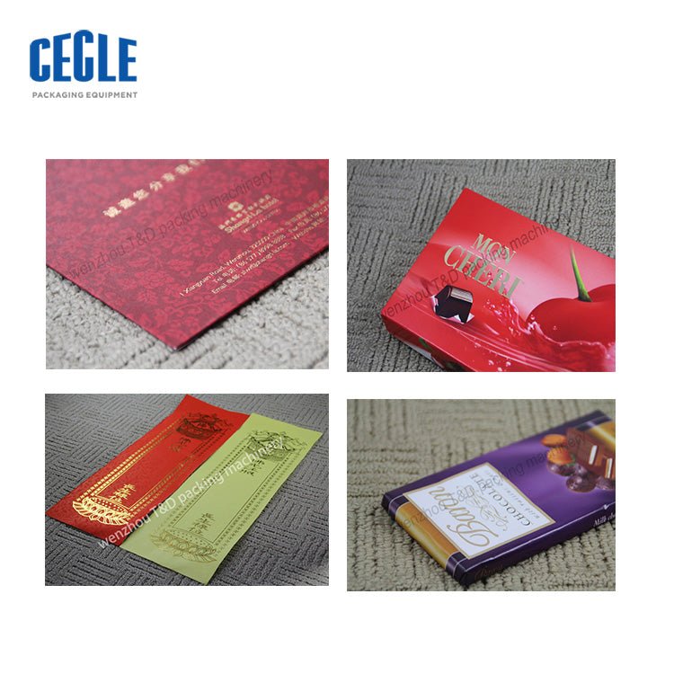 Hot foil stamping machine, desktop bronzing machine for plastic/paper/leather, tabletop weeding invitation printing machine