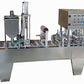 linear type cup filling and sealing machine, nespresso/k-cup coffee packing machine , automatic yogurt cup filling machine