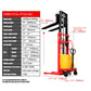 Pallet Stacker , Semi Automatic Stacker Electric Lifter Pallet Stacker - CECLE Machine