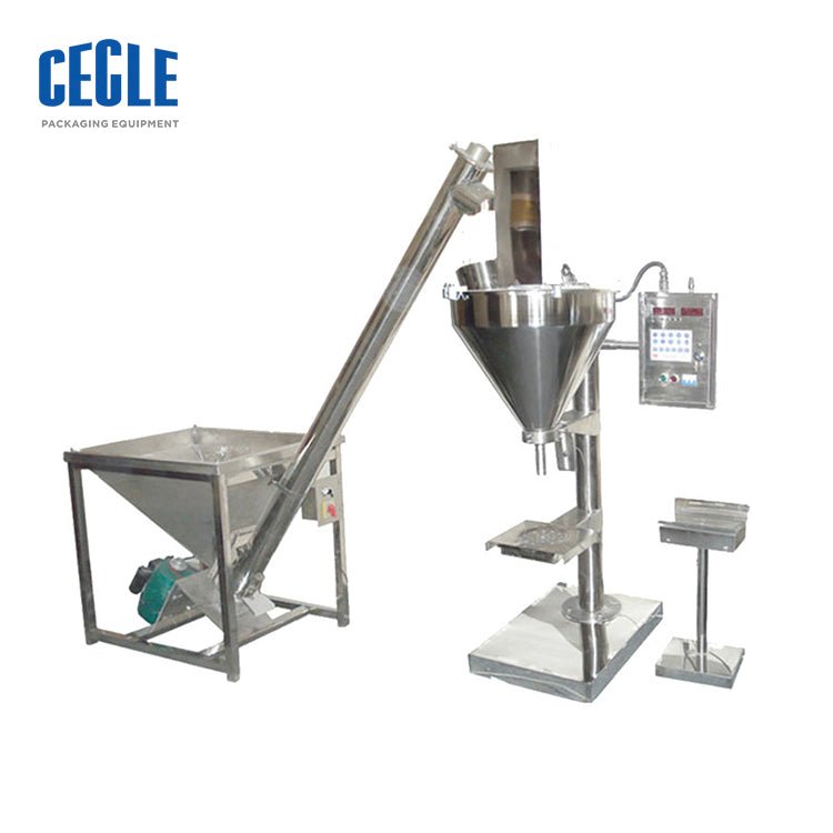 PDF-500 dry chemical manual auger filling machine，powder packing machine - CECLE Machine