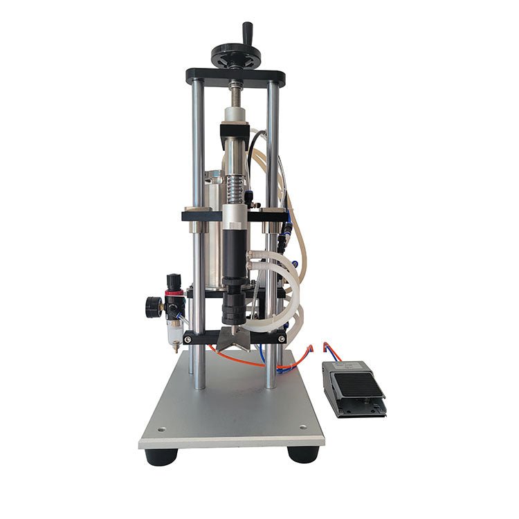 PL-88 semi automatic pneumatic perfume bottle filling machine, perfume bottle filler - CECLE Machine