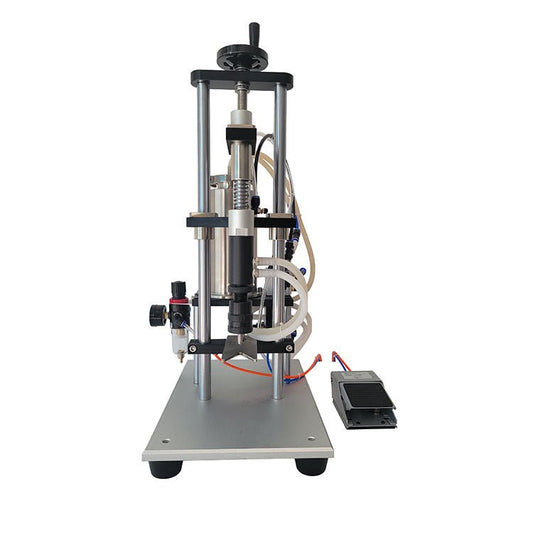 PL-88 semi automatic pneumatic perfume bottle filling machine, perfume bottle filler - CECLE Machine