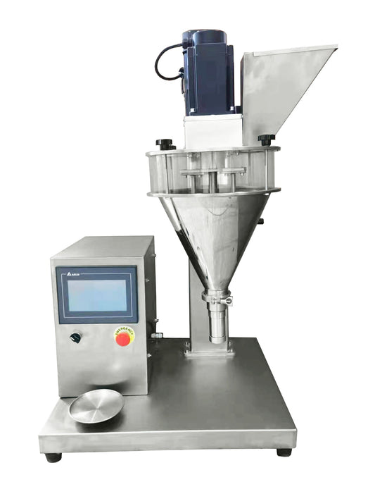 SDF-500 semi automatic small powder filling machine for medicated powder milk powder coffee powder flour protein powder