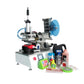 Semi-auto flat rolling bottle labeling machine , PET square bottle label applicator - CECLE Machine