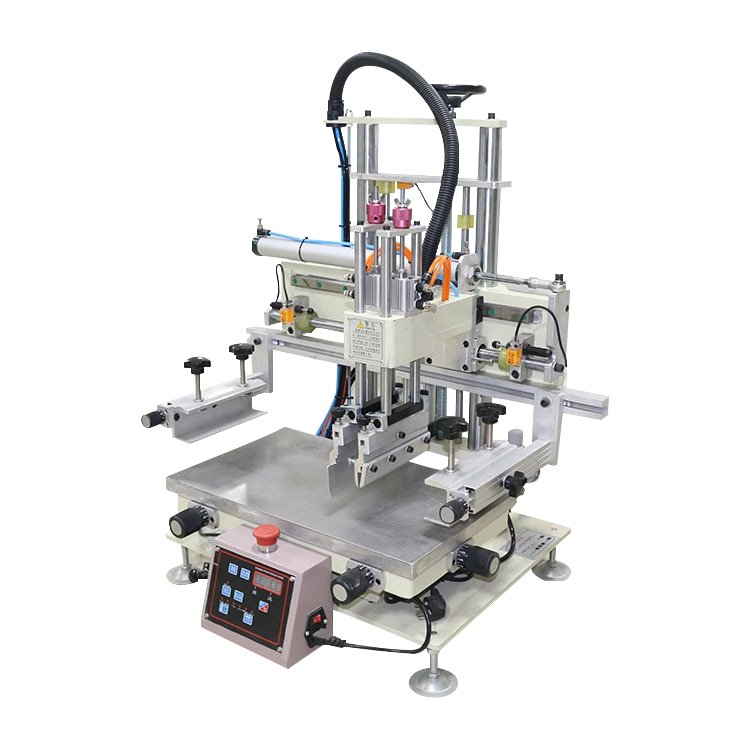 Semi-automatic Desktop Screen Printing Machine Flat Screen Printer,Screen Printing Equipment For Nameplate/Glass