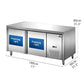 Stainless Steel Food Prep Table refrigerator restaurant hotel canteen back kitchen commercial refrigerator - CECLE Machine