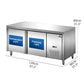 Stainless Steel Food Prep Table refrigerator restaurant hotel canteen back kitchen commercial refrigerator - CECLE Machine