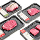 Vacuum skin packaging machine, Rotary cooked food tray vacuum skin packing machine ,for seafood/steak/pork/fish